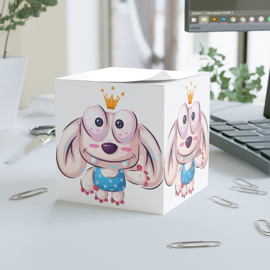 Princess Pup Note Cube