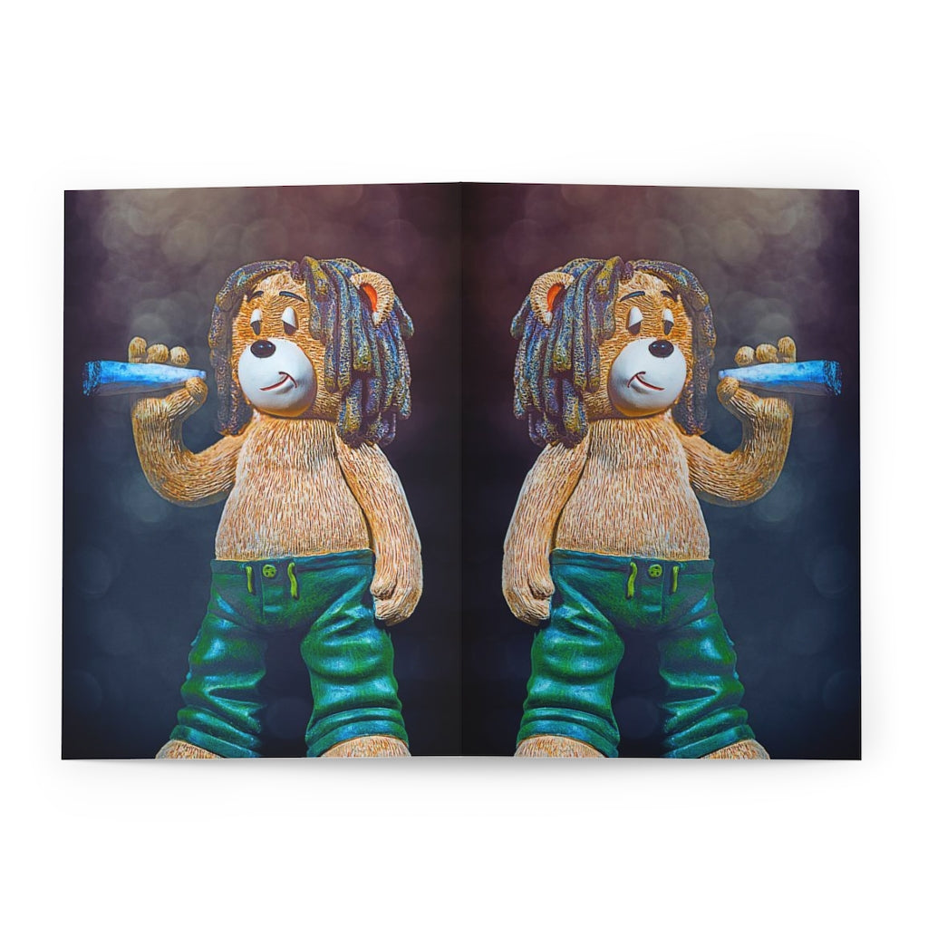 Marley Bear Greeting Card - 5x